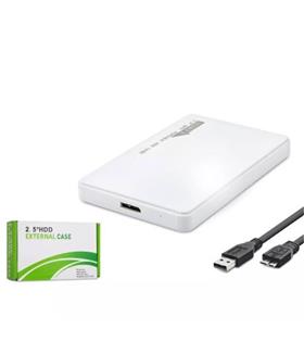 HADRON HDX1752 2.5 SATA HDD-SSD Harici Disk Kutusu USB 3.0 Micro-B - Beyaz