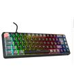 Rampage YORU MINI PRO Siyah-Gri  Bağlantı OUTEMU Red Swich Q Kablosuz RGB Mekanik Oyuncu Klavyesi_1)
