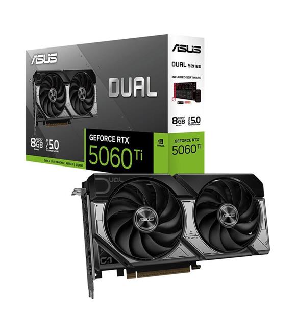 Asus GeForce RTX 5060 Ti DUAL 8G 8GB GDDR7 128 Bit DLSS 4 DUAL-RTX5060TI-8G Ekran Kartı