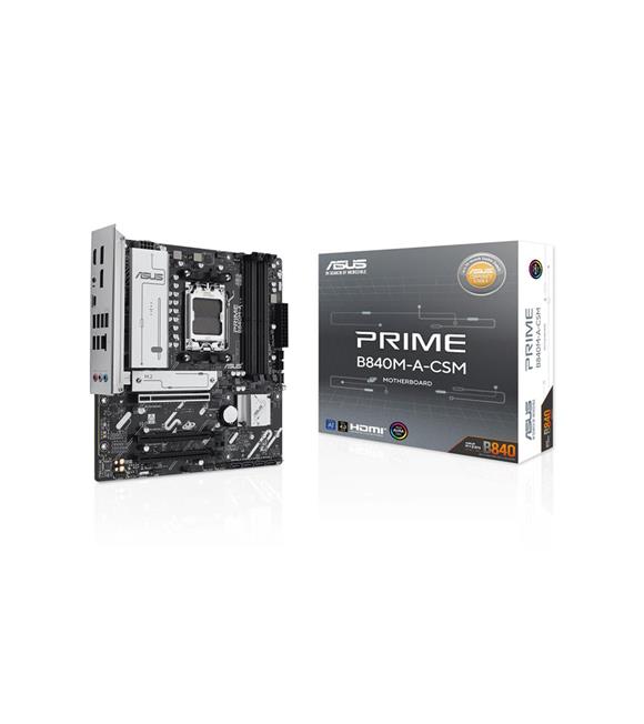 Asus Prime B840M-A-CSM Amd B840 Am5 Ddr5 7600 2Xdp Hdmı 3X M2 Usb3.2 Rgb Matx Anakart