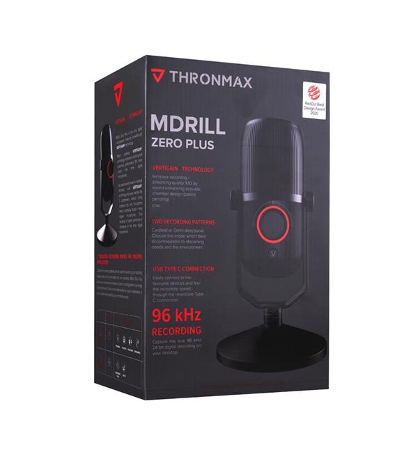 Thronmax M4 ZERO PLUS Siyah USB 96Khz 24bit 3,5mm Ses Konrtrol Mikrofon