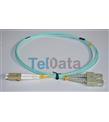 TELDATA TLD-SCLCOM31 SC-UPC-LC-UPC MM DX OM3 1 METRE FIBER OPTIK PATCHCORD