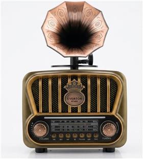 Everton RT-605 Şarjlı,  Nostaljik Radyo( Bluetooth-USB-SD-FM)