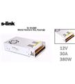 S-link SL-KA380 12v 30a 380w Metal Kamera Güç Kaynağı