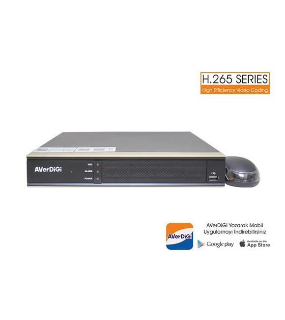 AVERRD-7016NVR 16 Kanal 5MP H265 Nvr 1X10Tb Hdd 4K Hdmı&Vga(Adaptörsüz)