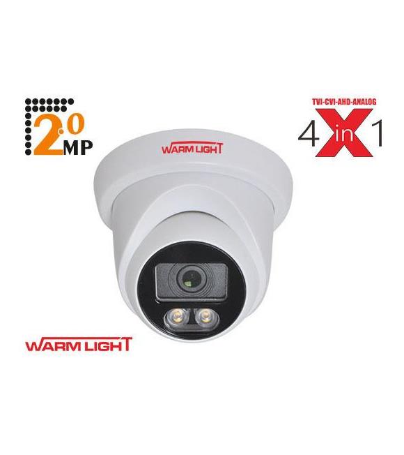Spy Sp-6020D-FW 2mp 3.6mm 3500K Warm Light Ahd Plastik Kasa Dome Kamera