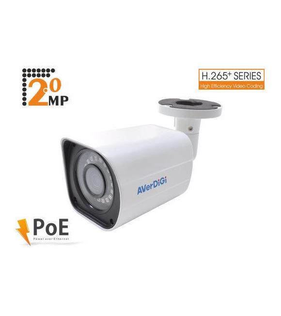 Averdigi AD-820DV 2MP 2.8-12 mm Varifocal Lens 24 SMD Led H.265+ IR Dome Ip Kamera Starligh
