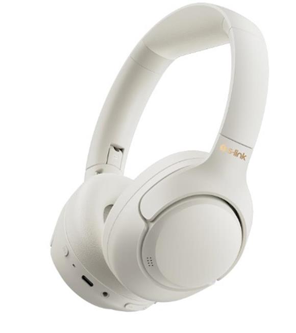 S-link DOOB Beyaz Hybrid ANC Bluetooth Kulaklık