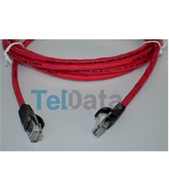 Teldata TLD-200K Cat6 2MT Kırmızı Utp Patch Kablo