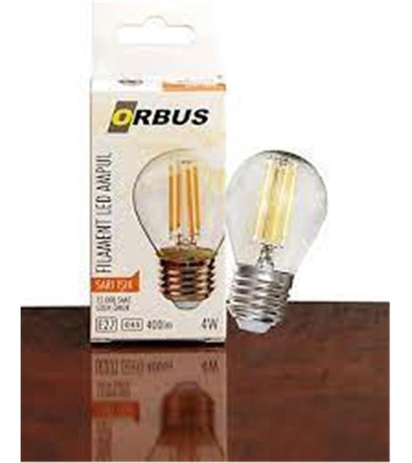 Orbus ORB-GC45 Mum 4W E27 Şeffaf Dekoratif Led Filament Ampul