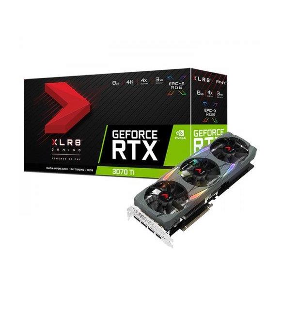 Pny GeForce RTX3070Ti 8GB XLR8 EPIC-X RGB VCG3070T8TFXMPB 8GB GDDR6X 256Bit DX12 Ekran Kartı