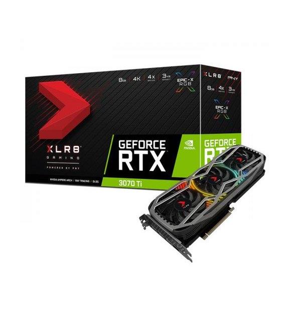 Pny GeForce RTX3070Ti 8GB XLR8 REVEL EPIC-X RGB VCG3070T8TFXPPB 8GB GDDR6X 256Bit DX12 Ekran Kartı