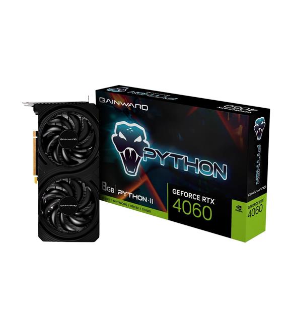 Gainward GeForce RTX4060 Python II 8GB GDDR6 128 Bit DLSS 3 Ekran Kartı