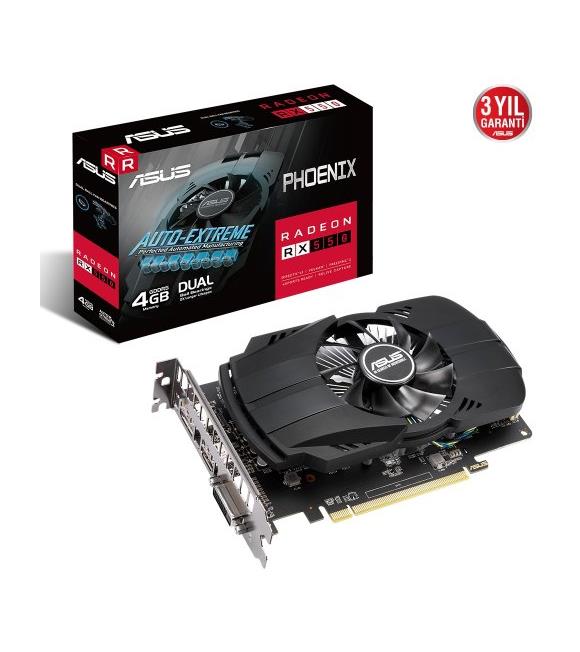 Asus 4GB AMD Radeon RX 550 Phoenix (PH-RX550-4G-EVO) Ekran Kartı_1