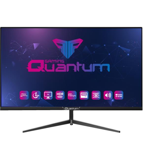 Technopc 27" Quantum Gaming Monitör PG27 FHD VA1ms 300Nit 240Hz 2xHDMI 2xDP 1xSPK RGB Light Monitör