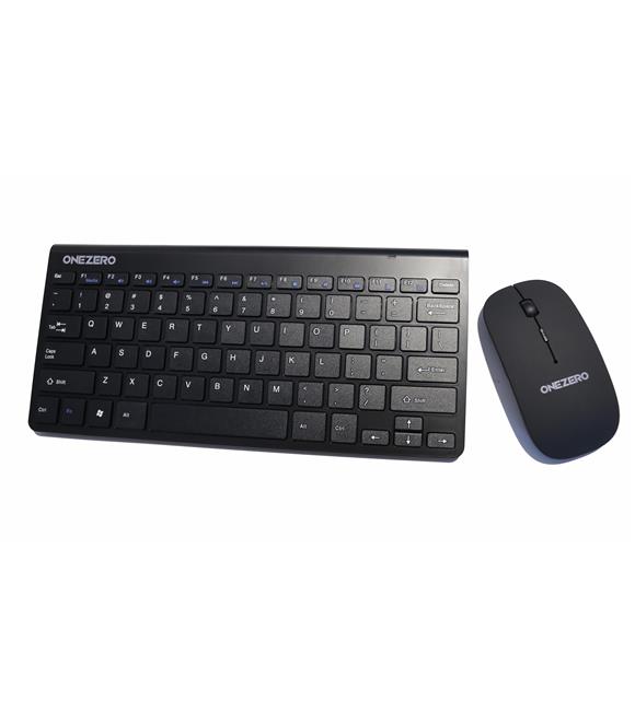 Onezero No:105 Black Bluetooth Klavye + Mouse Set Slim (ingilizce)