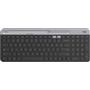 Logitech 920-010624 K580 Slim Kablosuz Gri Bluetooth&Usb Q Klavye