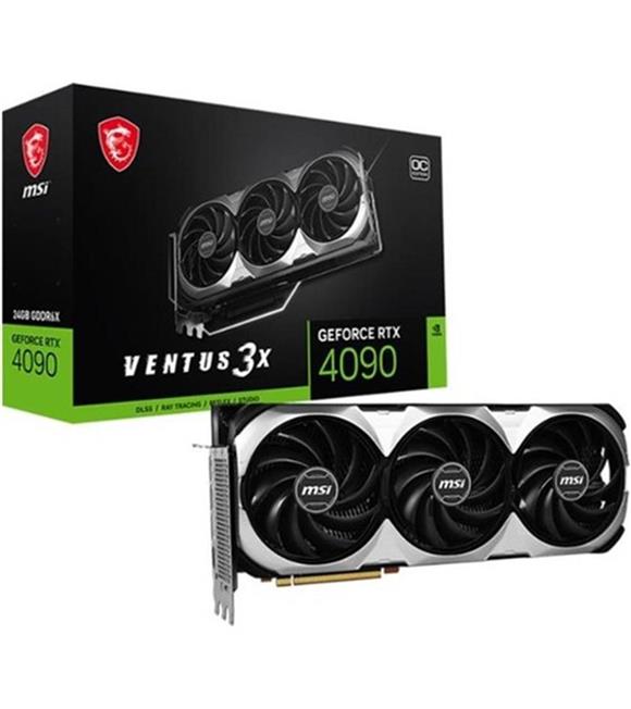 Msı RTX4090 Ventus 3x 24G Oc 24GB GDDR6X 384BIT 1xhdmı 3xdp Ekran Kartı