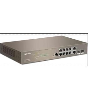 Tenda TEG5312F 8 Port 10-100-1000 Switch 2 Port SFP L2 Çelik Kasa Rack Mount