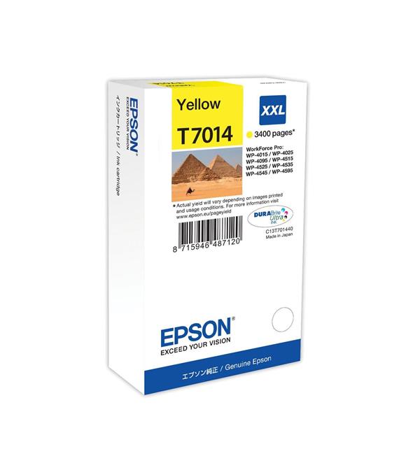 Epson T7014 Yellow Sarı 3.400 Sayfa Mürekkep Kartuş T70144010