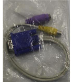 Xsy Vga Tos Kablo Rca-s Video 30cm Çevirici Kablo