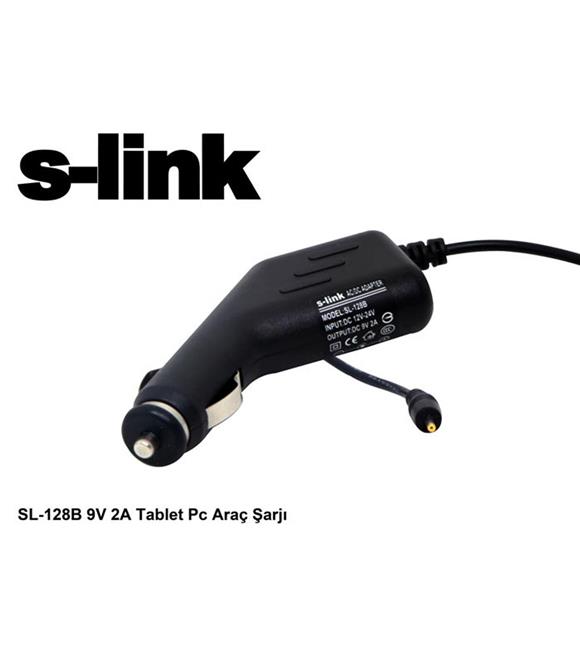 S-link SL-128B 9v 2a Tablet pc Araç Şarj Adaptörü