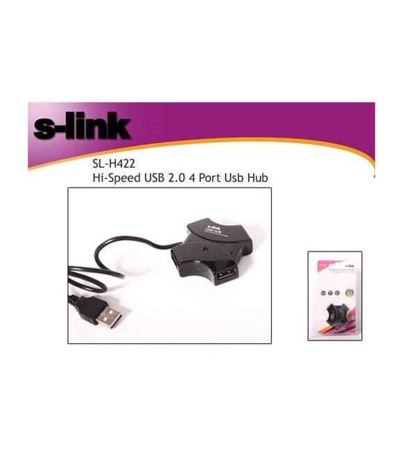 S-link SL-H422 4 Port Usb 2.0 Hub