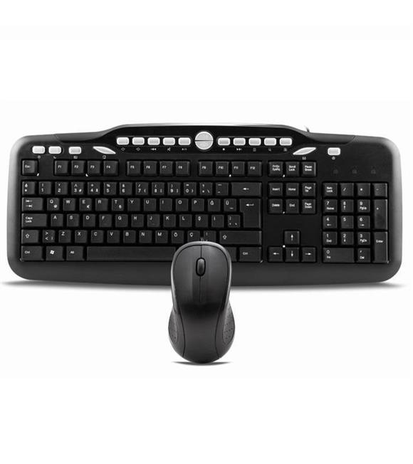 Everest UN-797 Q USB Kablolu Multimedya Klavye Mouse Set