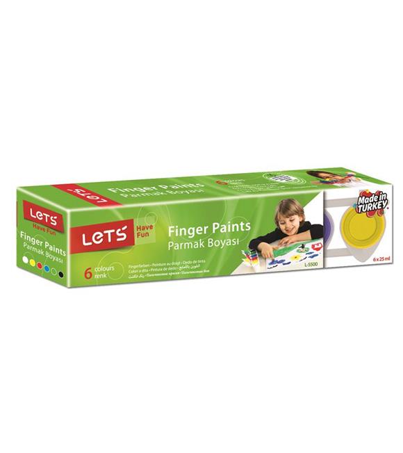 Lets Parmak Boyası 25 ML 6 LI L-5500