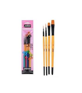 Pebeo Fırça Seti Sulu Boya No:1-3-5-7 4 LÜ SET-1