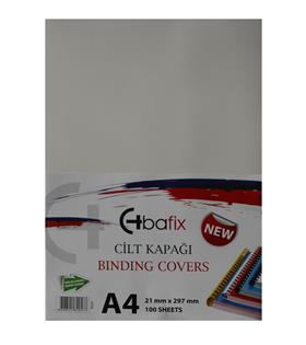 Bafix Cilt Kapağı Plastik Opak A4 160 MIC Beyaz