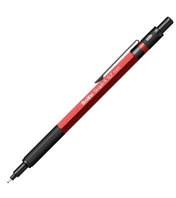 Scrikss Versatil Kalem Graph-X Kırmızı 0.7 MM