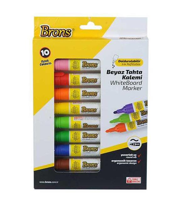 Brons Tahta Kalemi Doldurulabilir 10 LU Set BR-9511