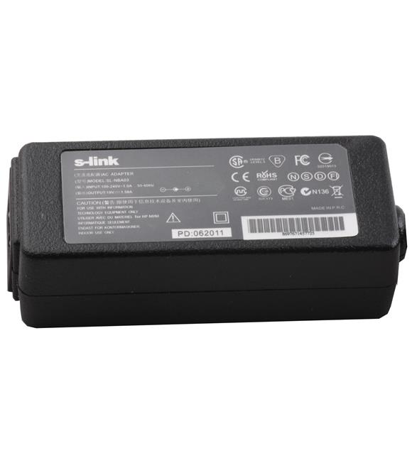 S-link SL-NBA03 30w 19v 1.58a 4.8-1.7 Notebook Adaptör