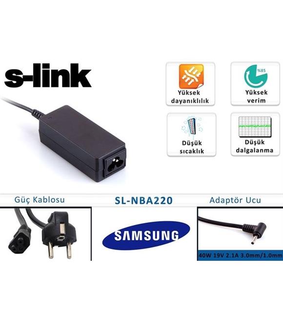 S-link SL-NBA220 40w 19v 2.1a 3.0-1.0 Ultrabook Adaptörü