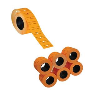 Tanex Fiyat Etiketi Çizgili 12x21 Fosforlu Turuncu