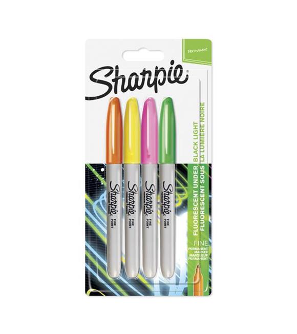 Sharpie Markör Permanent Neon 4 LÜ 1985855