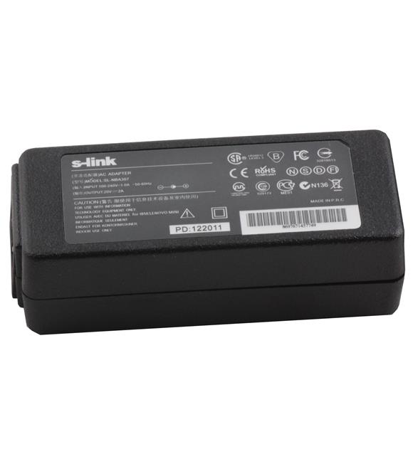 S-link SL-NBA307 40w 20v 2A 5.5x2.5 Notebook Adaptörü