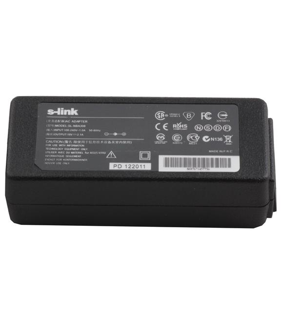 S-link SL-NBA308 40w19v 2.1a 2.5-0.7 Notebook Adaptörü