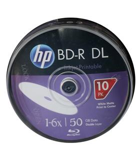 Hp Blu-Ray Bd-R 6X 50Gb 10Lu Cake Box Prıntable Baskı Yapılabilir Blu-Ray Dvd