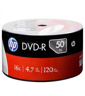 Hp DVD-R 4,7gb-120min 16x 50 li Shrink