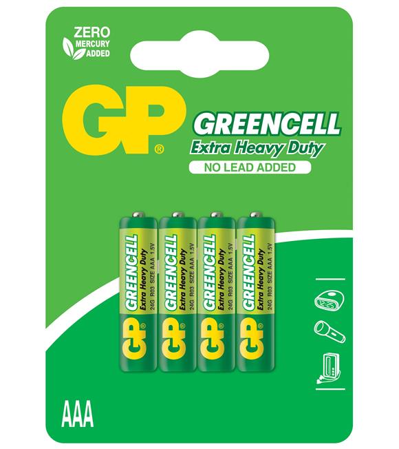 GP Greencel R03 AAA Boy İnce Çinko Kalem Pil 4