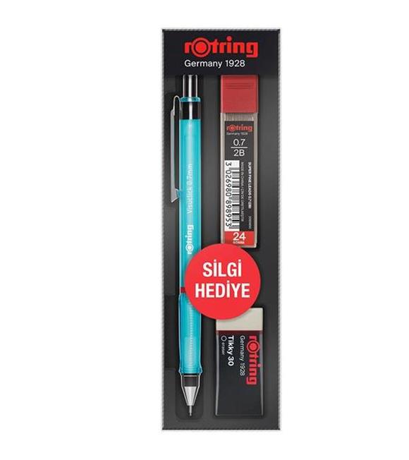 Rotring Okul Seti Visuclick Versatil/Min Silgi 0.7 MM Mavi RO-VK07