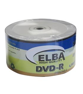 Elba Dvd-R 4,7GB-120MIN 50li 16X Printable Dvd-R Shrink