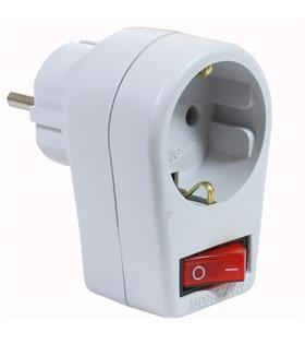 Almera Anahtarlı Topraklı Erkek Beyaz Fiş