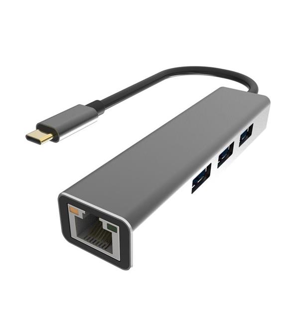 Vcom DH311A Type-C To USB3.0-3+RJ45 Çoklayıcı