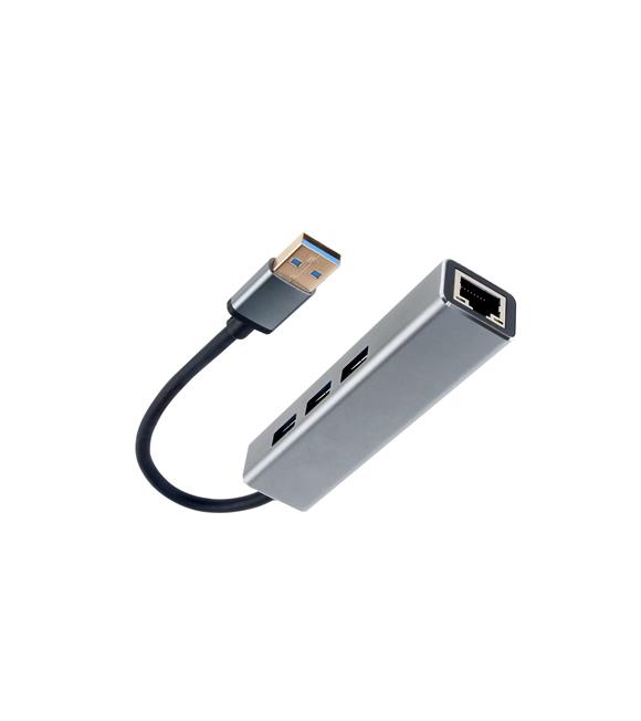 Vcom DH312A Usb 3.0 To USB3.0-3+RJ45 Çoklayıcı_1