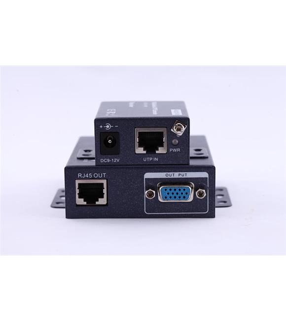 Vcom DD191 Vga RJ45 Cat5e-6 Extender Metal 100m Uzatıcı