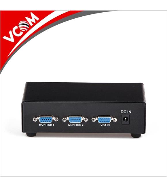 Vcom DD132 1-2 Port 350MHZ Metal Vga Splitter_1