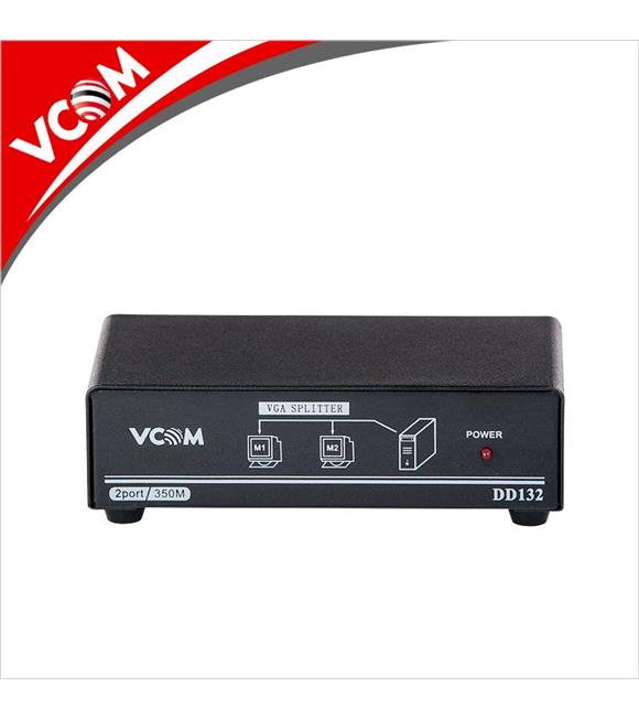 Vcom DD132 1-2 Port 350MHZ Metal Vga Splitter